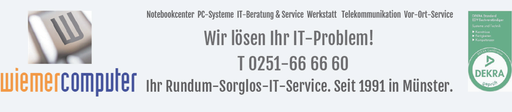 Logo von Wiemer Computer IT-Systeme & Service