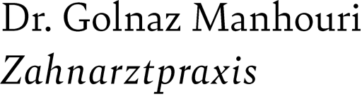 Logo von Dr. med. dent. Golnaz Manhouri