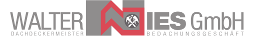 Logo von Bedachungsgeschäft Walter Nies GmbH